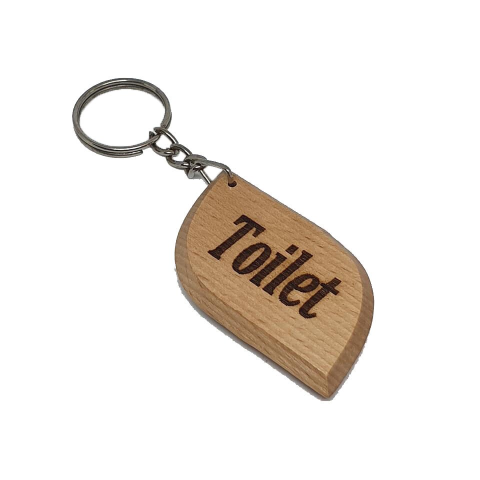 Toilet Schlüsselanhänger Fob Tag Key Organizer von KeyringShop