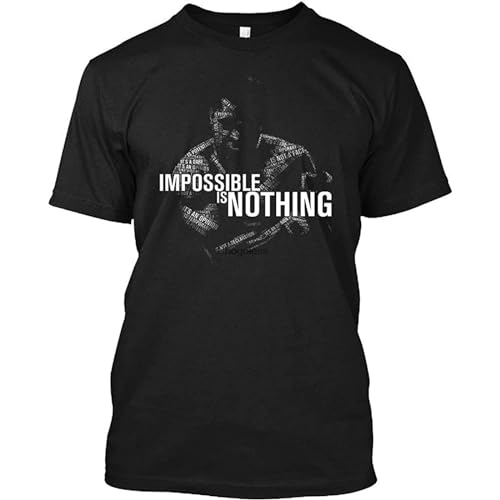 Mohamed Ali Impossible is Nothing 15 Dmn T-Shirt Black M von Keyru