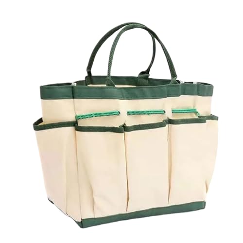 Keyubria Garten Werkzeugtasche, Garten Tragetasche Mit Taschen, Gartengeräte Organizer Handtasche, Multifunktionale wasserdichte Aufbewahrung Gartengerätetasche Für Outdoor, Garten, Rasen, Hof von Keyubria