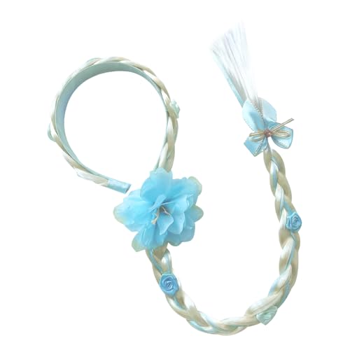 Keyubria Kinder Perücken Mädchen, Kinderperücke | Safe Girls Perücke | Buntes langes Styling weicher hautfreundlicher realistischer Cosplay -Partyspielzeug für Kinder von Keyubria