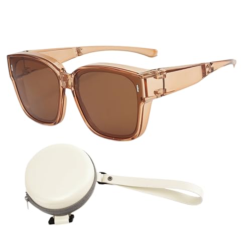 Keyubria Sonnenbrille Als Überbrille - Faltbare Angel-Sonnenbrille | Tragbare Brillen Unisex Sport Radfahren Angeln Outdoor Reisen Wandern Keyubria Sonnenbrille Als Überbrille - Faltbare Angel-Sonnenbrille | Tragbare Brillen Unisex Sport Radfahren Angeln Outdoor Reisen Wandern von Keyubria