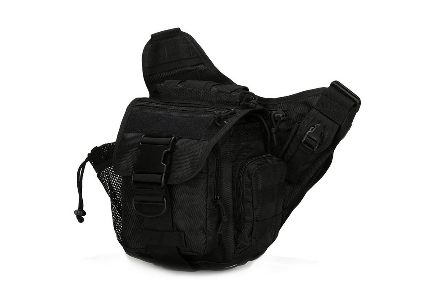 Keyura Schultertasche Taktische Gürteltasche Sport Hüfttasche Molle Bauchtasche (Gürteltasche für Damen und Herren Umhängetasche Brusttasche, Große Kapazität Sport Bum Hip Bag, Einstellbar Hüftgurt), für Spaziergänge mit Hunden, Laufen, Wandern, Reisen und Urlaub von Keyura