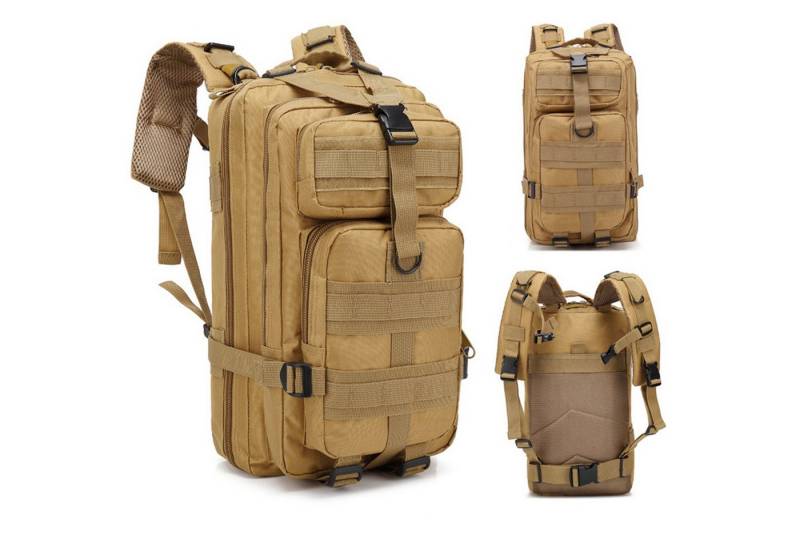 Keyura Wanderrucksack 35L Outdoor-Sportrucksack,Hiking Backpack, Tactical Backpack (aus robustem, wasserdichtem 800D Oxford-Gewebe für lange Haltbarkeit, Zwei-Wege-Reißverschlüsse erleichtern das Öffnen&Schließen der Taschen), Ideal für Camping, Wandern, Jagd, Sport, Werkzeuge und mehr von Keyura