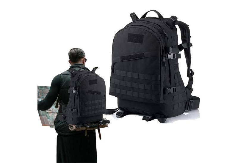 Keyura Wanderrucksack 38L Großer Wanderrucksack Tourenrucksack mit Rückenbelüftung (Maßen 49x36x19cm, ideal für Fitness und Outdoor-Reisen, Hergestellt aus strapazierfähigem 800D Oxford-Stoff, wasserdicht), Perfekt zum Wandern, Campen, Jagen, Überleben von Keyura
