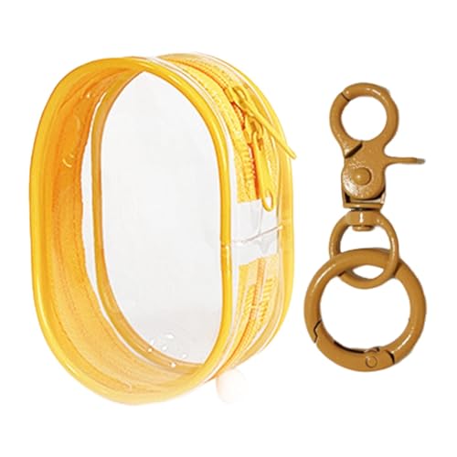 Kezvmhy Transparente Tasche, Schlüsselanhänger, transparente Figuren-Display-Tasche mit Schlüsselanhänger, Mehrzweck-Puppen-Tragetasche, Puppen-Aufbewahrungstasche – wasserdichte von Kezvmhy
