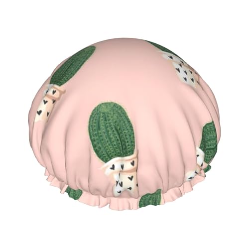 Kaktus rosa Duschhauben Frauen wiederverwendbar große Duschhaube Männer schnell trocknende Pflege Haar lang kurz Kinderbad Kaktus rosa Duschhauben Frauen wiederverwendbar große Duschhaube Männer schnell trocknende Pflege Haar lang kurz Kinderbad von Kfjghhl