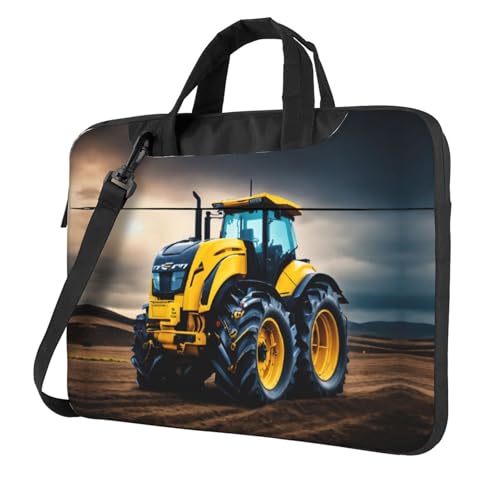 Kfjghhl Classic Company Bauernhof Traktor Laptoptasche Aktentasche Pad Notebookfach Elegante Businesstasche separates Büro, Schwarz , 13 inch Kfjghhl Classic Company Bauernhof Traktor Laptoptasche Aktentasche Pad Notebookfach Elegante Businesstasche separates Büro, Schwarz , 13 inch von Kfjghhl