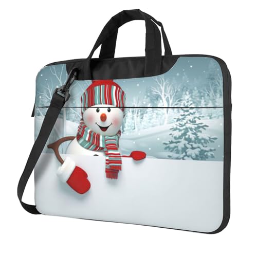 Kfjghhl Classic Naughty Snowman Laptoptasche Aktentasche Pad Notebookfach Elegante Business Tasche Separate Büro, Schwarz , 15.6 inch Kfjghhl Classic Naughty Snowman Laptoptasche Aktentasche Pad Notebookfach Elegante Business Tasche Separate Büro, Schwarz , 15.6 inch von Kfjghhl