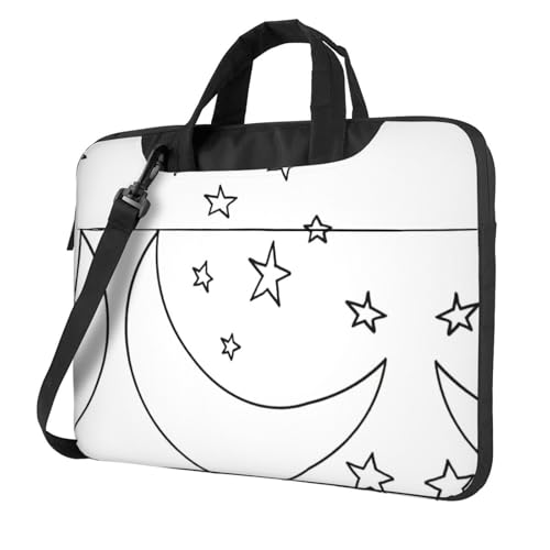 Kfjghhl Classic Stars Zeichnung Laptoptasche Aktentasche Pad Notebookfach Elegante Businesstasche Separate Büro, Schwarz , 13 inch Kfjghhl Classic Stars Zeichnung Laptoptasche Aktentasche Pad Notebookfach Elegante Businesstasche Separate Büro, Schwarz , 13 inch von Kfjghhl