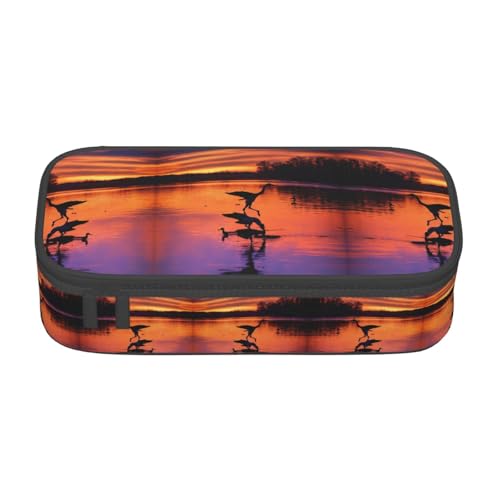 Kfjghhl Federmäppchen für Mädchen und Jungen, niedliches Federmäppchen, große Kapazität, Reißverschluss-Fächer von Kfjghhl