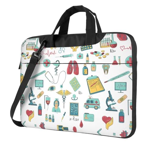 Kfjghhl Klassische Abstraktion Biologie Chemie 4 Laptoptasche Aktentasche Pad Notebookfach Elegante Businesstasche Separates Büro, Schwarz , 15.6 inch Kfjghhl Klassische Abstraktion Biologie Chemie 4 Laptoptasche Aktentasche Pad Notebookfach Elegante Businesstasche Separates Büro, Schwarz , 15.6 inch von Kfjghhl