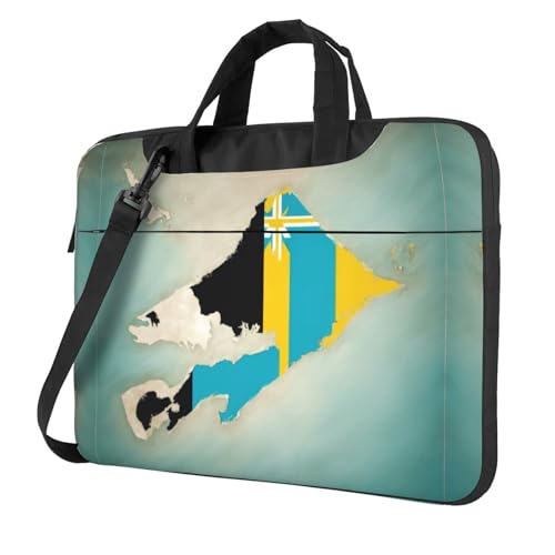 Kfjghhl Klassische Bahamas Position Flagge Karte Laptoptasche Aktentasche Pad Notebookfach Elegante Businesstasche Separate Büro, Schwarz , 15.6 inch Kfjghhl Klassische Bahamas Position Flagge Karte Laptoptasche Aktentasche Pad Notebookfach Elegante Businesstasche Separate Büro, Schwarz , 15.6 inch von Kfjghhl