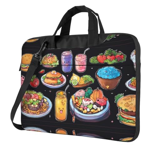 Kfjghhl Klassische Gesunde Lebensmittel Laptoptasche Aktentasche Pad Notebookfach Elegante Businesstasche Separates Büro, Schwarz , 15.6 inch Kfjghhl Klassische Gesunde Lebensmittel Laptoptasche Aktentasche Pad Notebookfach Elegante Businesstasche Separates Büro, Schwarz , 15.6 inch von Kfjghhl