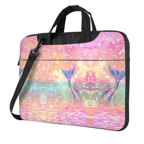 Kfjghhl Klassische Meerjungfrauenschwanz-Laptop-Tasche, Aktentasche, Pad, Notebook-Fach, elegante Business-Tasche, separates Büro, Schwarz , 13 inch Kfjghhl Klassische Meerjungfrauenschwanz-Laptop-Tasche, Aktentasche, Pad, Notebook-Fach, elegante Business-Tasche, separates Büro, Schwarz , 13 inch von Kfjghhl