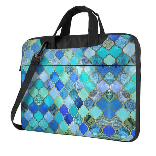 Kfjghhl Klassische Steinmuster Laptoptasche Aktentasche Pad Notebookfach Elegante Businesstasche Separates Büro, Schwarz , 14 inch Kfjghhl Klassische Steinmuster Laptoptasche Aktentasche Pad Notebookfach Elegante Businesstasche Separates Büro, Schwarz , 14 inch von Kfjghhl