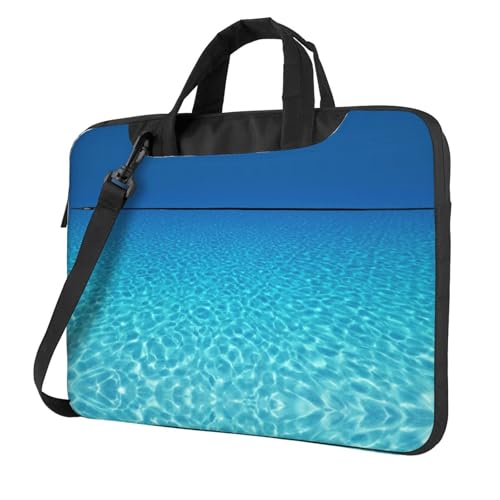 Kfjghhl Klassische ruhige Unterwasserlandschaft Laptoptasche Aktentasche Pad Notebookfach Elegante Businesstasche Separates Büro, Schwarz , 13 inch Kfjghhl Klassische ruhige Unterwasserlandschaft Laptoptasche Aktentasche Pad Notebookfach Elegante Businesstasche Separates Büro, Schwarz , 13 inch von Kfjghhl