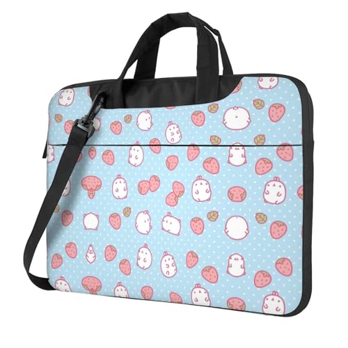 Klassische Cartoon-Figur Erdbeere Laptoptasche Aktentasche Pad Notebook-Fach Elegante Businesstasche Separates Büro, Schwarz , 15.6 inch Klassische Cartoon-Figur Erdbeere Laptoptasche Aktentasche Pad Notebook-Fach Elegante Businesstasche Separates Büro, Schwarz , 15.6 inch von Kfjghhl