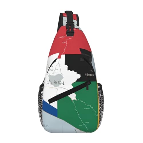 Map01 Umhängetasche mit Südsudan-Flagge von Kfjghhl