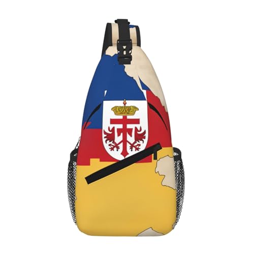 Map01 Umhängetasche mit Thüringen-Flagge von Kfjghhl