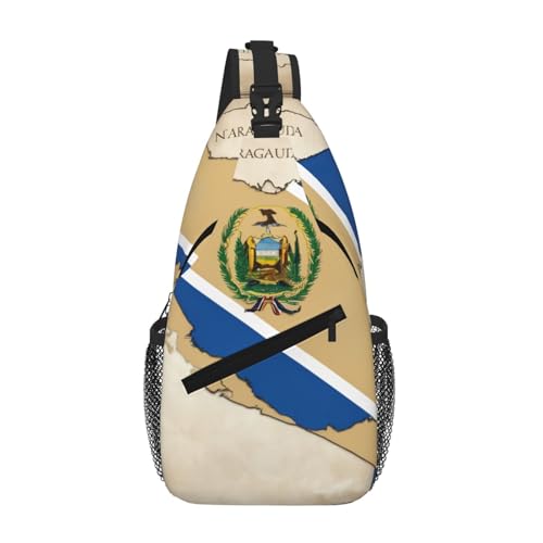 Map02 Umhängetasche mit Nicaragua-Flagge von Kfjghhl