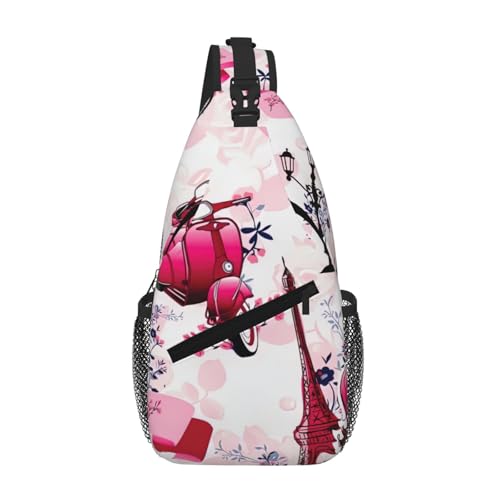 Paris Eiffelturm Frankreich Crossbody Schultertasche Brusttasche Schultergurt Taille Bauchtasche Herren Damen von Kfjghhl
