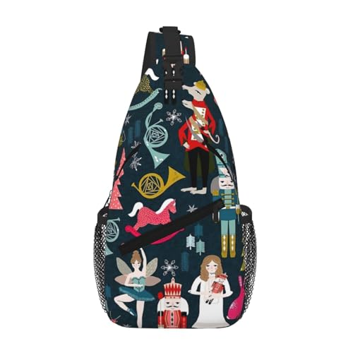 Women_S Nussknacker-Ballett-Tasche für Weihnachten, Tanz, Umhängetasche, Brusttasche, Schultergurt, Hüfttasche, für Herren und Damen von Kfjghhl