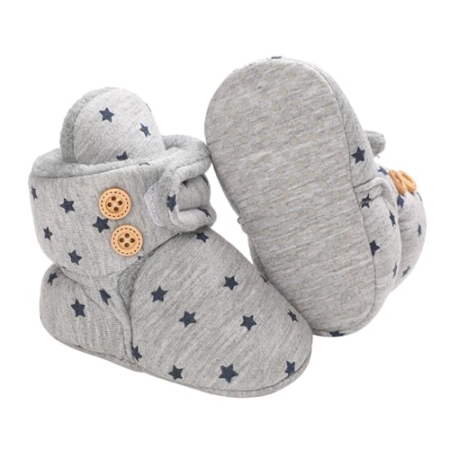 Babyschuhe Winterschuhe Baby Stiefel Krabbelschuhe mit Weicher Sohle und Warmen Booties für Neugeborene und Lauflernschuhe mit Kuscheligem Fleece und rutschfestem Boden für Kleinkinder von Kfnire