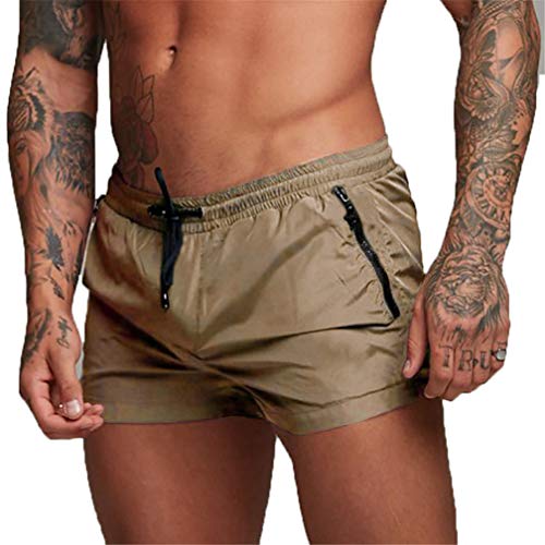 Kfnire Herren-Shorts, Badehose schnell trocknend Strand surfen Running Baden Shorts Boxer Unterhose (EU L =Tag XL, A #06) von Kfnire