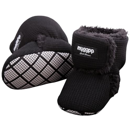 Winterstiefel Babyschuhe Warme Unisex Baby Winterschuhe Krabbelschuhe Winter Fleece Kleinkind Krabbel-& Hausschuhe Anti-Rutsch Weiche Sohle Winterschuhe von Kfnire