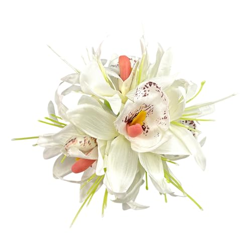 Blumen-Haarspange für Frauen und Mädchen, künstliche Haarnadel, Kopfschmuck, Haarschmuck, florale Haarspange für Hochzeiten und Partys Blumen-Haarspange für Frauen und Mädchen, künstliche Haarnadel, Kopfschmuck, Haarschmuck, florale Haarspange für Hochzeiten und Partys von Kfwfuaee