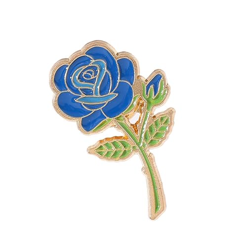 Eine raffinierte Anstecknadel mit Rosenmotiv verleiht jedem Outfit und Anlass einen Hauch von Eleganz von Kfwfuaee