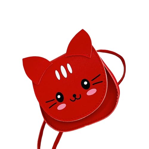 Einzigartige Katzenmuster Umhängetaschen Für Kinder Kompakte Größe Verstellbarer Gurt Crossbody Bags Mädchen Modische Kleine Geldbörse Cartoon Cats Umhängetasche Für Kleinkinder von Kfwfuaee