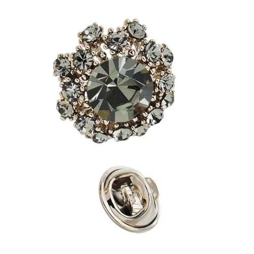 Elegante Strasssteine ​​Brosche Für Abendpartys Sichern Klaspe Lampelstift Leichtes Design Vielseitiges Accessoire Crystal Brosche Für Frauen von Kfwfuaee