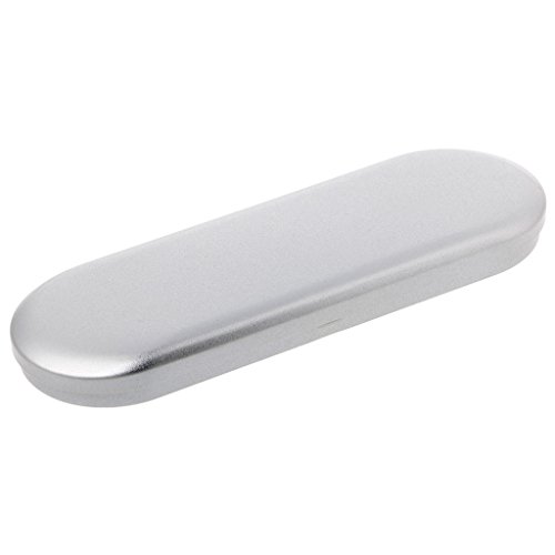 Federmäppchen für Schreibwaren, Organizer für Schule, Büro, USA, aus Zinn, silberfarben von Kfwfuaee