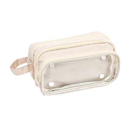 Kfwfuaee Bleistift Bleistift Gehäuse Multi Layered Gehäuse Abtrennbare Beutel Stift Organisatoren Taschen Reise Make Up Beutel Capybara von Kfwfuaee