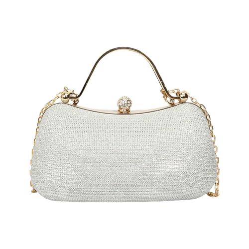 Kfwfuaee Damenabendtasche Strasssteine ​​Schulterbody Crossbody Crossbody Handtasche Mit Kette Für Brauthochzeitsfeier Prom Luxushandtasche von Kfwfuaee