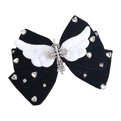 Kfwfuaee - Elegante Haarspange mit Flügeln, Haar-Accessoires, Party, Haarschmuck, geeignet für Festivals und Veranstaltungen von Kfwfuaee
