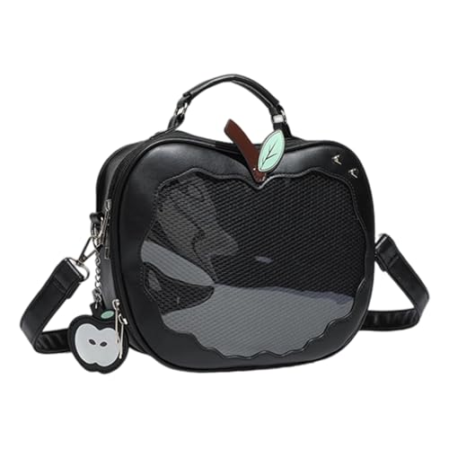 Kfwfuaee Frauen Tasche Schöne Itabag Preppy Styles Crossbody Bag Girls Früchte Form Rucksack PU Leder Schulter Für Nadel Display Äpfel Form Itabag Süße Rucksack Crossbody Preppy Styles Schulter von Kfwfuaee