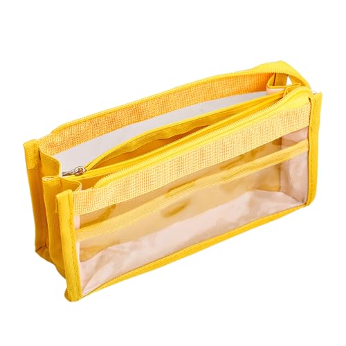 Kfwfuaee Klarer Bleistiftkoffer 6-Layer Beutel Große Kapazität Stiftbeutel Cartoon Box Back to School Supplies Für Mädchen von Kfwfuaee