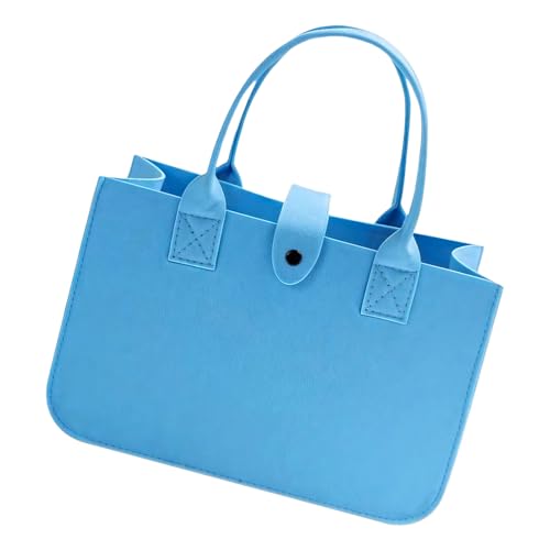 Kfwfuaee Moderne Filztasche Geräumige Innenraum Faltbarer Aufbewahrung Taschen Freizeit Handtasche Strukturiertes Design Arbeit PUSSE WERDE LAUR ZILLET BAG Leicht Praktisch von Kfwfuaee