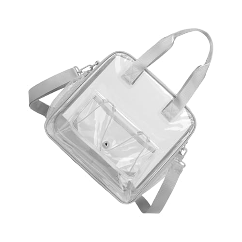 Kfwfuaee Praktische Transparente PVC Aufbewahrungstasche Für Reisesportveranstaltung Großkapazität Organisatoren Mit Komfortables PVC Wasserbeständiger Organizer Tasche von Kfwfuaee
