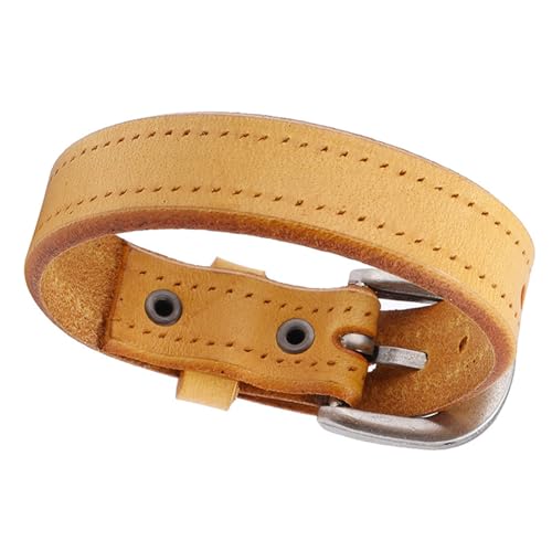 Kfwfuaee Stilvolles Handgefertigtes Lederarmband Armband Schmuck Juwel Für Mode Enthusiasten Verstellbares Rocker von Kfwfuaee