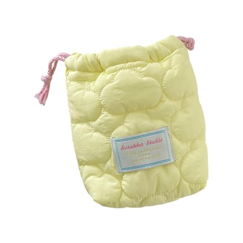 Kfwfuaee Toilettenbeutel Gesteppte Make Up Draw String Kosmetikkamera Aufbewahrung Schöner Pinselhülle Für Frau Girls Make Up Waschspeicher Schutzhülle von Kfwfuaee