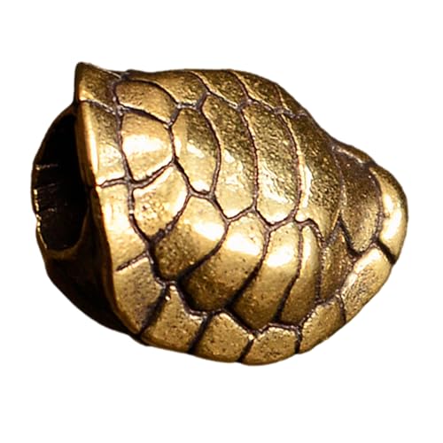 [Kfwfuaee] Tortois Muschelschwert Anhänger und Halskette für Bastelprojekte mit Fallschirmperlen Modekultur Feuerstelle Anhänger für Frauen von Kfwfuaee