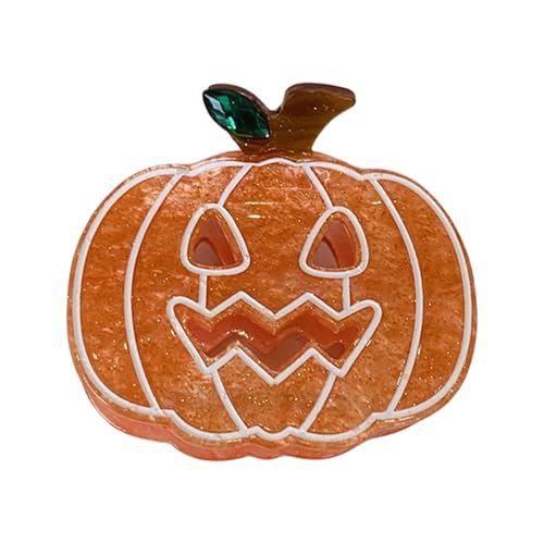 Kürbis-Haarspange, groß, modische Verzierung, Halloween-Haarspangen, Haarstyling-Werkzeug, Ornamente von Kfwfuaee