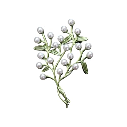 Mode Charme Brosche Pin Modische Pflanze Schöne Abzeichen Legierungstextur Perfekt Für Tägliche Verschleiß Oder Geschenk Die Handgefertigte Jahrgangs Vintage Geben von Kfwfuaee