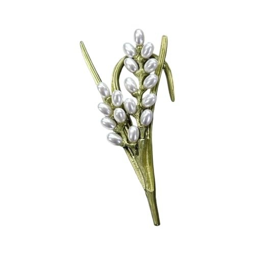 Mode Charme Brosche Pin Modische Pflanze Schöne Abzeichen Legierungstextur Perfekt Für Tägliche Verschleiß Oder Geschenk Die Handgefertigte Jahrgangs Vintage Geben von Kfwfuaee