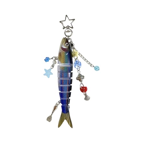 Modischer Fisch-Anhänger, Schlüsselanhänger aus Kunstharz, für junge Erwachsene und Freunde, フリーサイズ Modischer Fisch-Anhänger, Schlüsselanhänger aus Kunstharz, für junge Erwachsene und Freunde, フリーサイズ von Kfwfuaee
