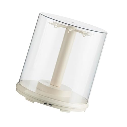 Staubdichte drehbare Aufbewahrungsbox für Sammelpuppen, transparenter 360-Grad-Organizer, drehbare Box mit transparenter Aufbewahrungsbox für Puppen von Kfwfuaee