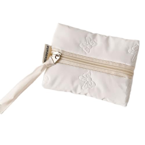 Kfwfuaee Stylische Polyester Münzbrieftasche Mit Dekorativen Bögen Kompakte Größe Für Tägliche Essentielle Karten Organisation Reißverschluss Für Münzen von Kfwfuaee